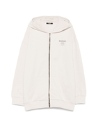 Felpa per bambino Balmain Kids beige con chiusura con zip - Rubino Kids