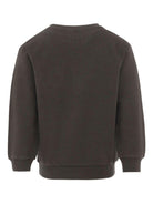 Felpa per bambino Balmain Kids grigio scuro con stampa logo sul petto - Rubino Kids