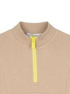 Felpa per bambino Billieblush beige con collo alto - Rubino Kids