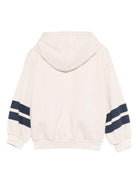 Felpa per bambino Bobo Choses bianca con stampa del logo - Rubino Kids