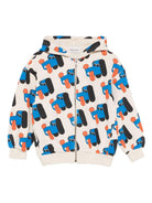 Felpa per bambino Bobo Choses bianco con stampa di cane - Rubino Kids