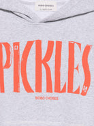 Felpa per bambino Bobo Choses grigia con stampa "Pickles" sul davanti - Rubino Kids