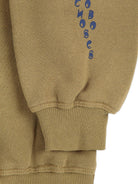 Felpa per bambino Bobo Choses marrone con colletto a contrasto - Rubino Kids