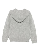 Felpa per bambino Bonpoint grigio lavorata a maglia - Rubino Kids