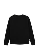 Felpa per bambino Boss Kids nera con stampa grafica - Rubino Kids