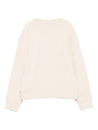 Felpa per bambino Burberry Kids bianca con stampa - Rubino Kids