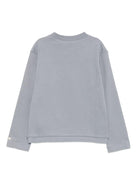 Felpa per bambino Donsje grigia con orso ricamato - Rubino Kids