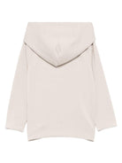 Felpa per bambino Emporio Armani Kids beige con scollo con cappuccio - Rubino Kids