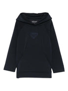 Felpa per bambino Emporio Armani Kids blu con cappuccio - Rubino Kids