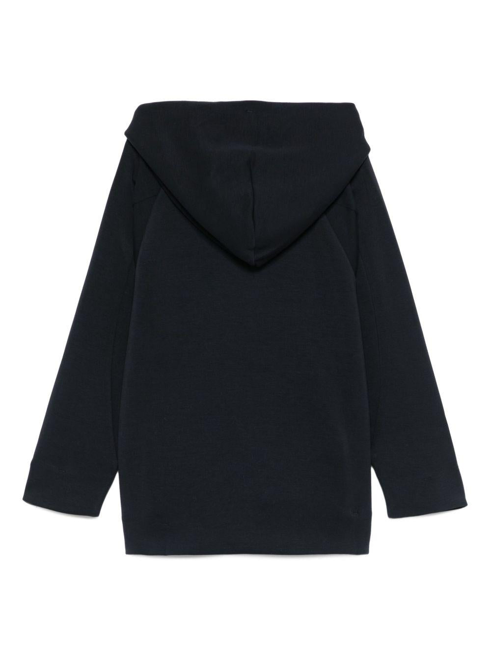 Felpa per bambino Emporio Armani Kids blu con cappuccio - Rubino Kids