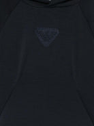 Felpa per bambino Emporio Armani Kids blu con cappuccio - Rubino Kids