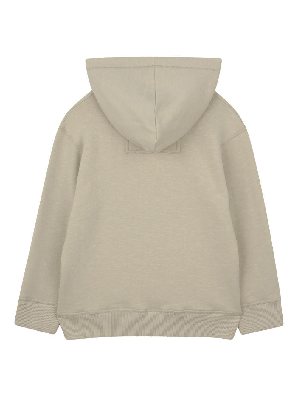 Felpa per bambino Givenchy Kids beige con cappuccio - Rubino Kids