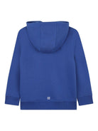 Felpa per bambino Givenchy Kids blu con stampa slogan - Rubino Kids