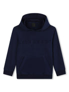 Felpa per bambino Givenchy Kids blu con trama effetto lana - Rubino Kids