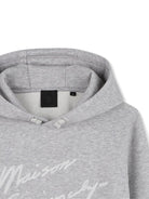Felpa per bambino Givenchy Kids grigio con cappuccio e logo - Rubino Kids