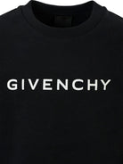 Felpa per bambino Givenchy Kids nera con dettaglio logo - Rubino Kids