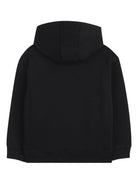 Felpa per bambino Hugo Kids nera con logo sul davanti - Rubino Kids