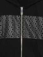 Felpa per bambino John Richmond Junior nero con zip - Rubino Kids