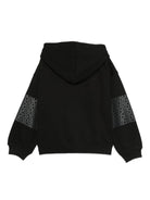 Felpa per bambino John Richmond Junior nero con zip - Rubino Kids