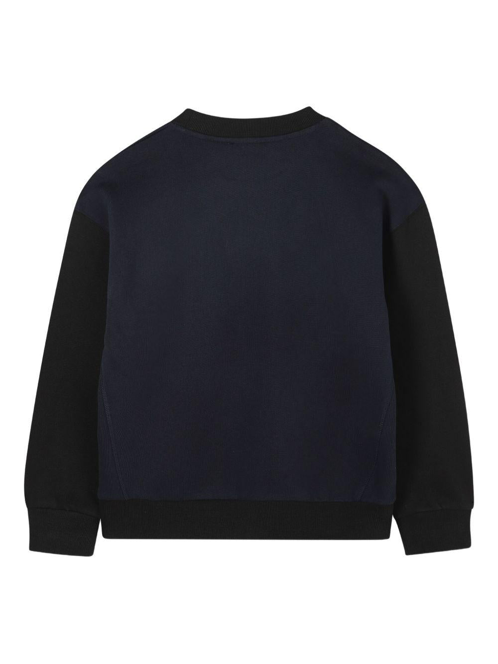 Felpa per bambino Kenzo Kids blu con motivo pesce - Rubino Kids