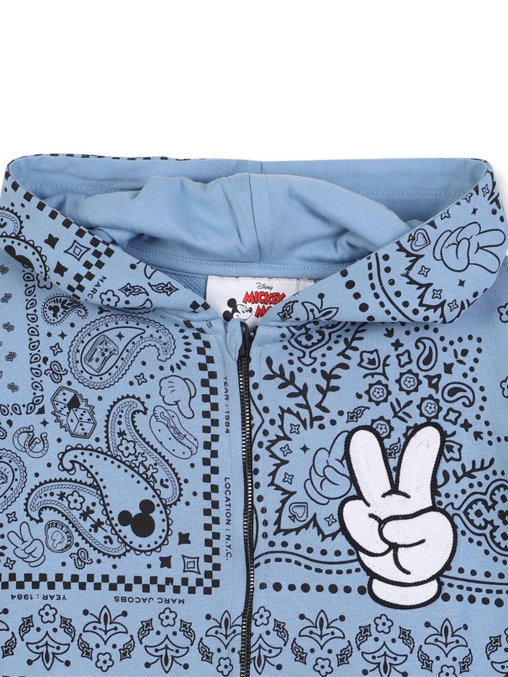 Marc Jacobs Kids x Disney Mickey Mouse Blue Paisley Print
