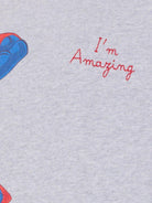 Felpa per bambino MC2 Saint Barth Kids x Marvel grigio con stampa Spiderman - Rubino Kids