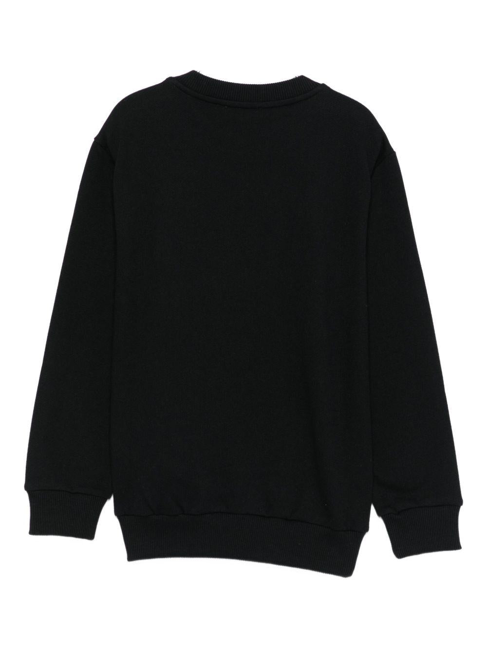 Felpa per bambino Missoni Kids nero con logo ricamato - Rubino Kids