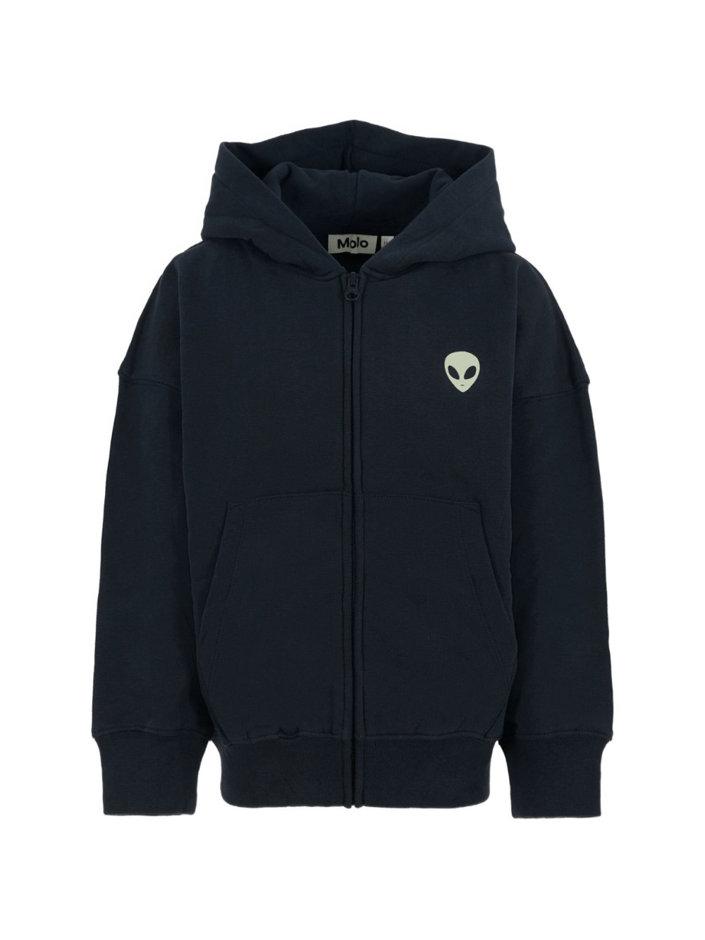 Felpa per bambino Molo blu con stampa alieno - Rubino Kids