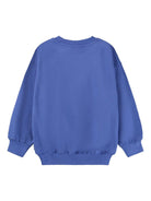 Felpa per bambino Molo blu con stampa grafica smiley - Rubino Kids
