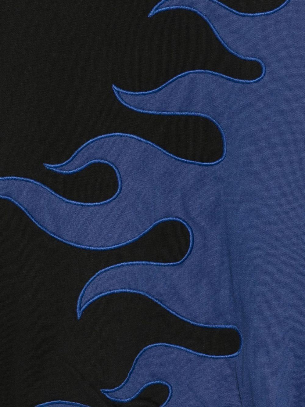 Felpa per bambino Molo multicolore con stampa fiamme - Rubino Kids