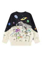 Felpa per bambino Molo multicolore con stampa grafica all - over - Rubino Kids