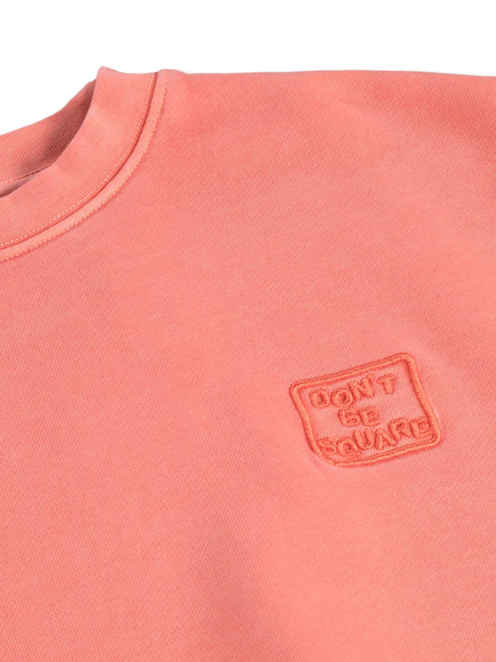 Felpa per bambino Molo rosso con dettaglio ricamato - Rubino Kids