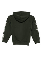 Felpa per bambino Molo verde con cappuccio - Rubino Kids