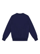 Felpa per bambino Moschino Kids blu con motivo Teddy Bear - Rubino Kids