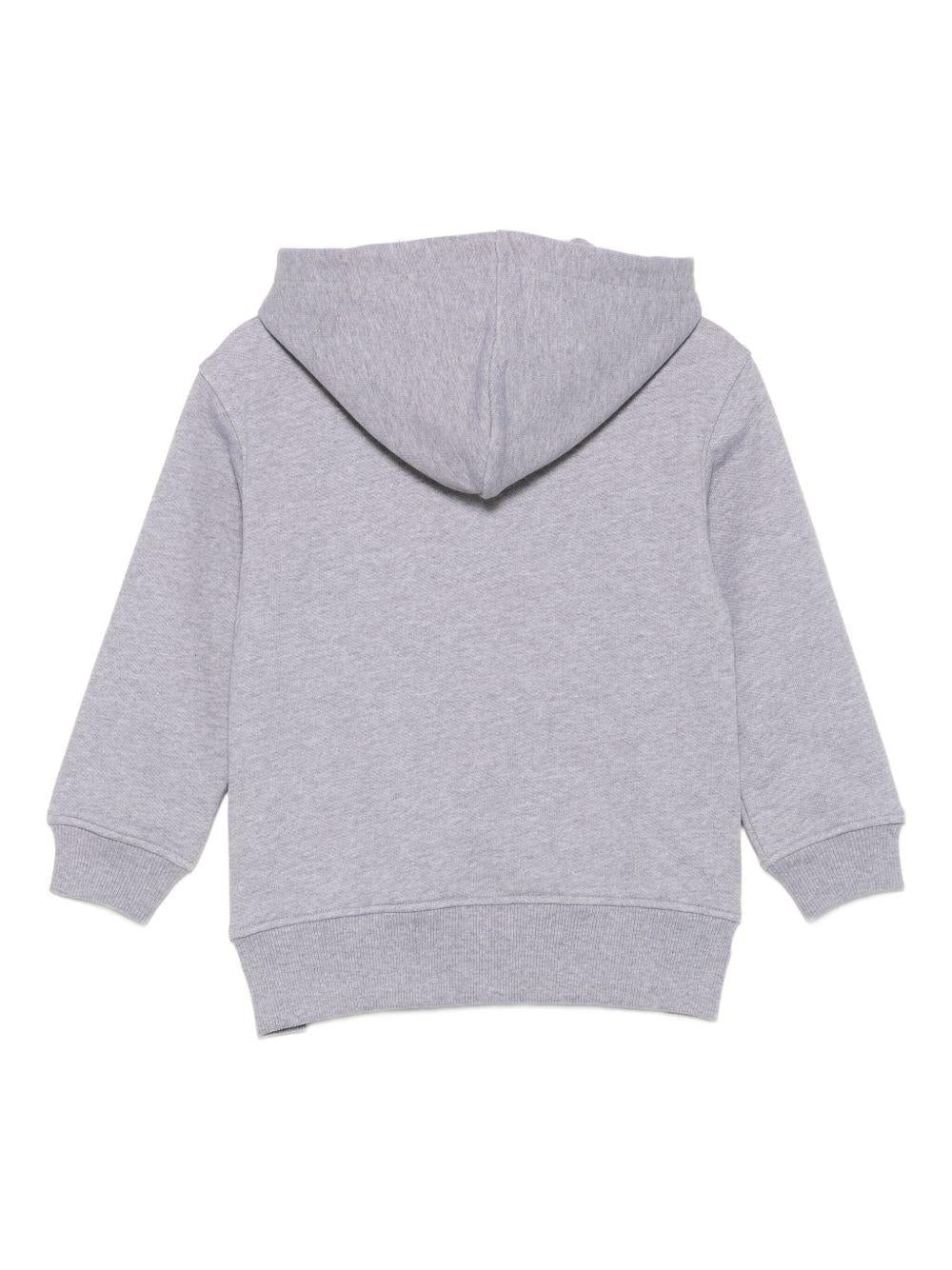 Felpa per bambino Moschino Kids grigia con stampa Teddy Bear - Rubino Kids