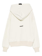 Felpa per bambino MSGM Kids bianca con stampa del logo - Rubino Kids