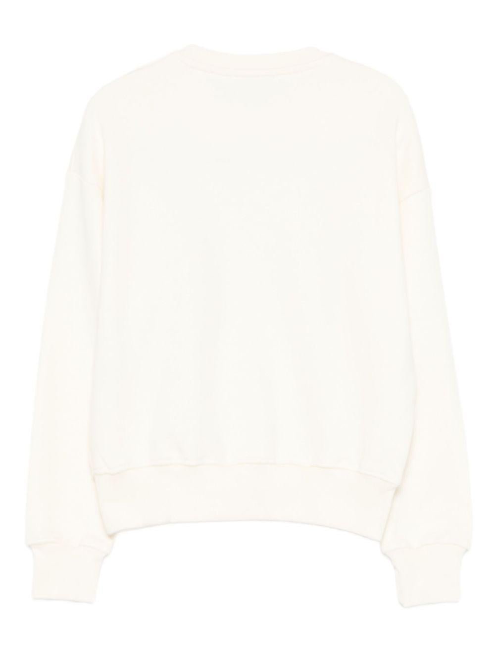 Felpa per bambino MSGM Kids bianca con stampa di gatto - Rubino Kids