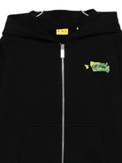 Felpa per bambino Off - White Kids nera con grafica frontale - Rubino Kids