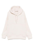 Felpa per bambino Paolo Pecora Kids bianco con cappuccio - Rubino Kids