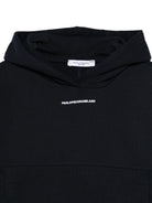 Felpa per bambino Paolo Pecora Kids blu con cappuccio e logo - Rubino Kids