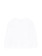 Felpa per bambino Paul & Shark Kids bianca con logo sul davanti - Rubino Kids