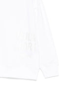 Felpa per bambino Paul & Shark Kids bianca con logo sul davanti - Rubino Kids