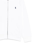 Felpa per bambino Polo Ralph Lauren Kids bianca con motivo Polo Pony - Rubino Kids