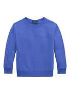 Felpa per bambino POLO RALPH LAUREN KIDS blu con ricamo Polo Pony - Rubino Kids