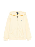 Felpa per bambino Polo Ralph Lauren Kids gialla con motivo Polo Pony - Rubino Kids