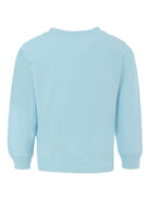 Felpa per bambino Stella McCartney Kids azzurro a maniche lunghe con stampa - Rubino Kids