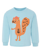 Felpa per bambino Stella McCartney Kids azzurro a maniche lunghe con stampa - Rubino Kids