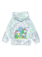 Felpa per bambino Stella McCartney Kids azzurro con stampa psichedelica - Rubino Kids