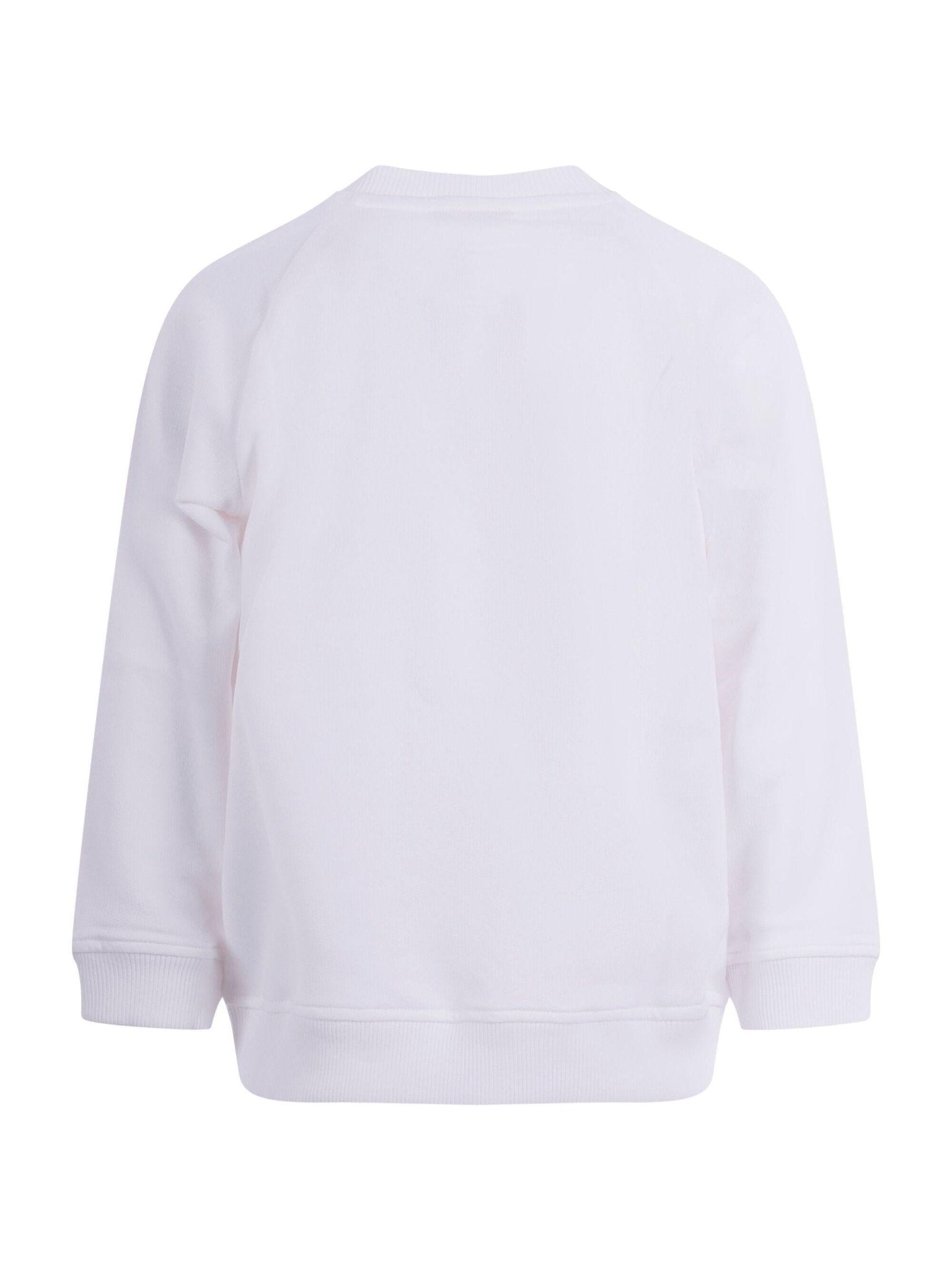 Felpa per bambino Stella McCartney Kids bianca con stampa pallina da tennis - Rubino Kids