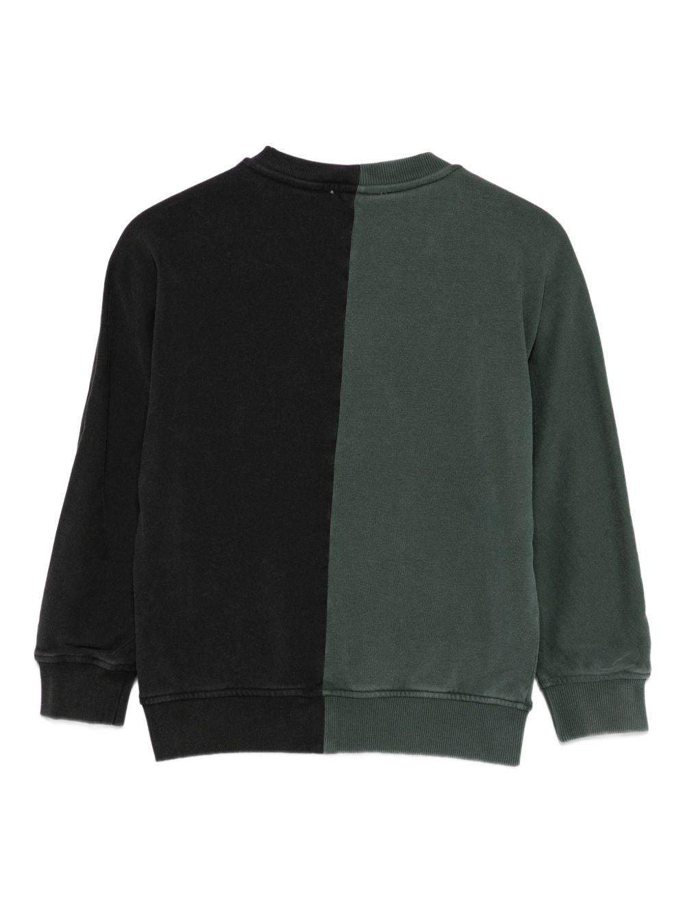 Felpa per bambino Stella McCartney Kids bicolore con logo - Rubino Kids